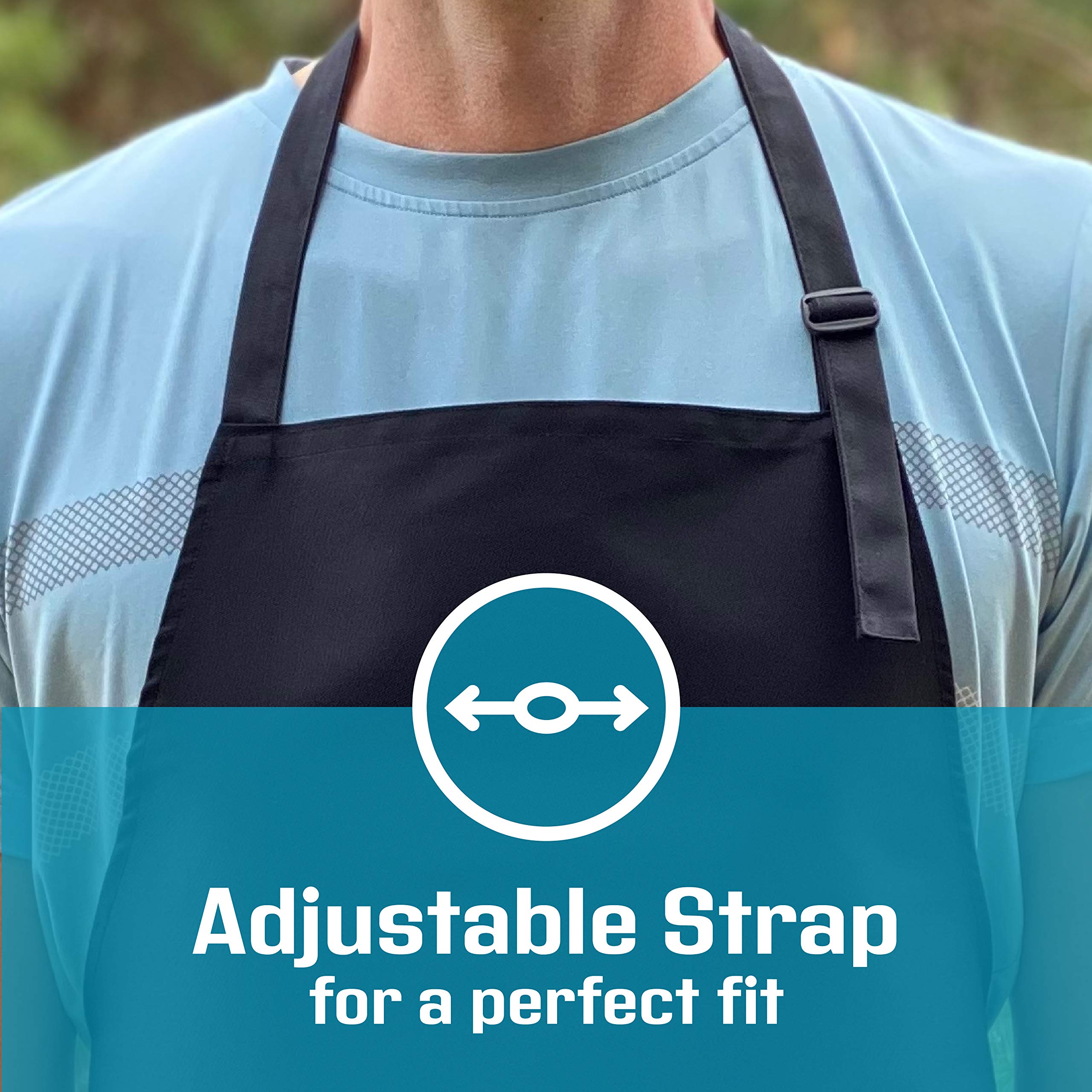 Hot Stuff Coming Through Apron - Funny BBQ Grill & Chef Apron for Men & Dad - Premium Cooking Apron for Grilling, Baking & Kitchen Use