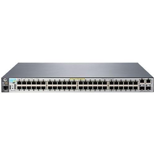 HP J9778A Aruba 2530-48-PoE+ 48-Port Gigabit Ethernet 2-SFP Port Network Switch (Renewed) - Ideal for Office Networks, Data Centers & Small Business IT Infrastructure