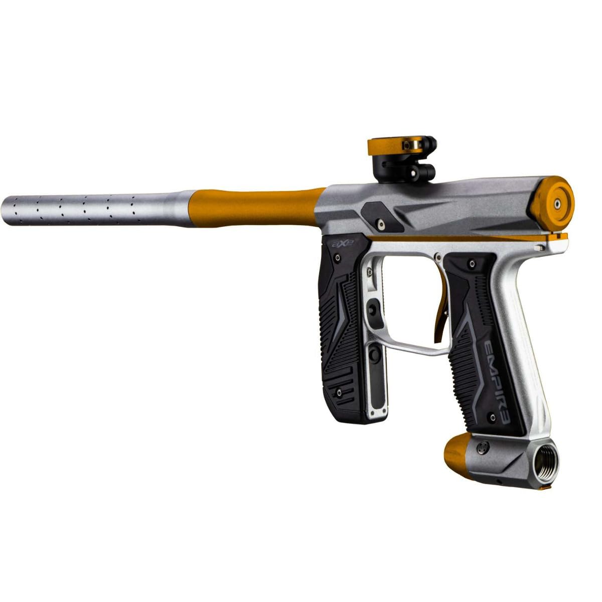 Empire Axe 2.0 Paintball Marker Gun - Dust Silver & Dust Gold | Professional Paintball Equipment for Adults | Outdoor Sports, Team Games & Competitive Play