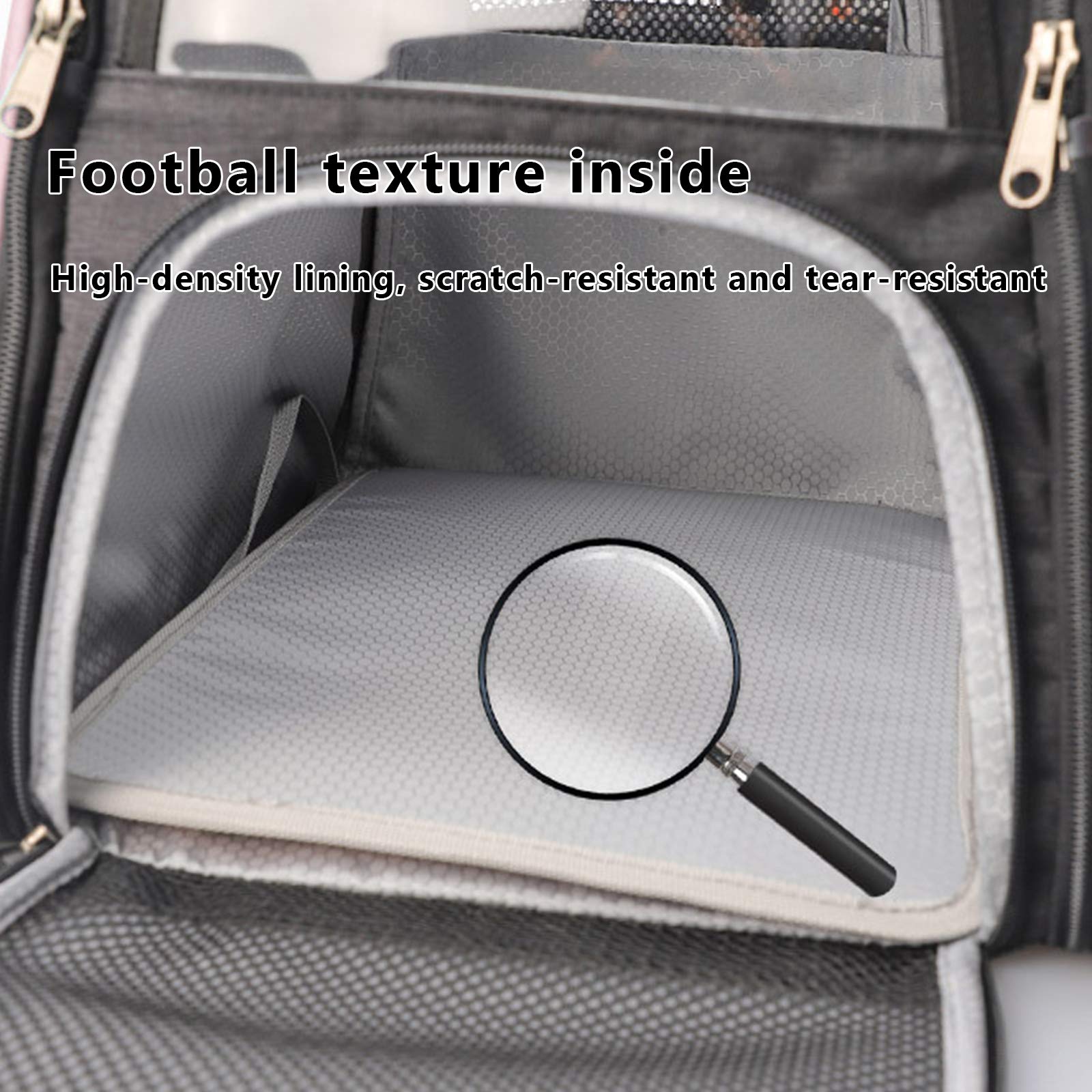 Expandable Wheeled Pet Carrier Backpack - Soft-Sided Rolling Travel Bag for Small Dogs, Cats & Hedgehogs | Hands-Free Design with Mesh Ventilation | Perfect for Hiking, Walking, Outdoor Adventures & Air Travel