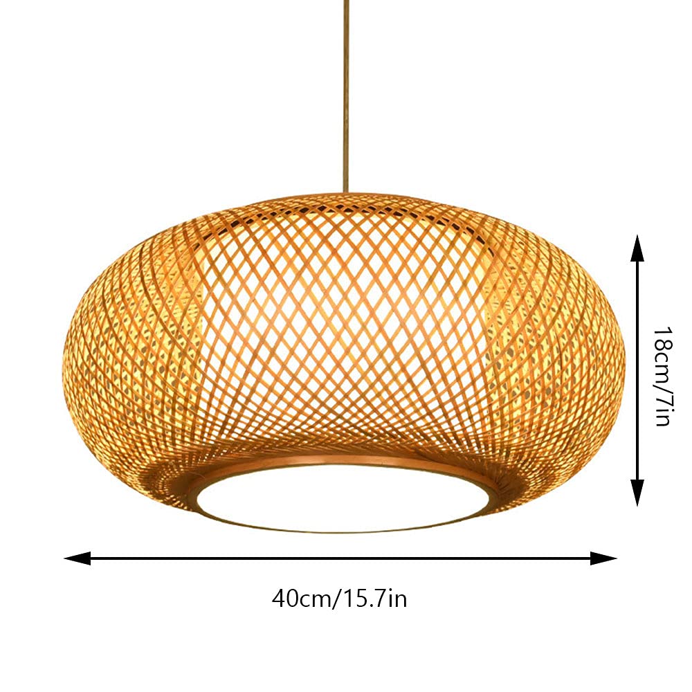 Modern LED Bamboo Chandelier - Industrial Pendant Light with Chinese Style for Dining Room, Farmhouse & Lodge Decor | Perfect for Wedding, Living Room & Ceiling Lighting