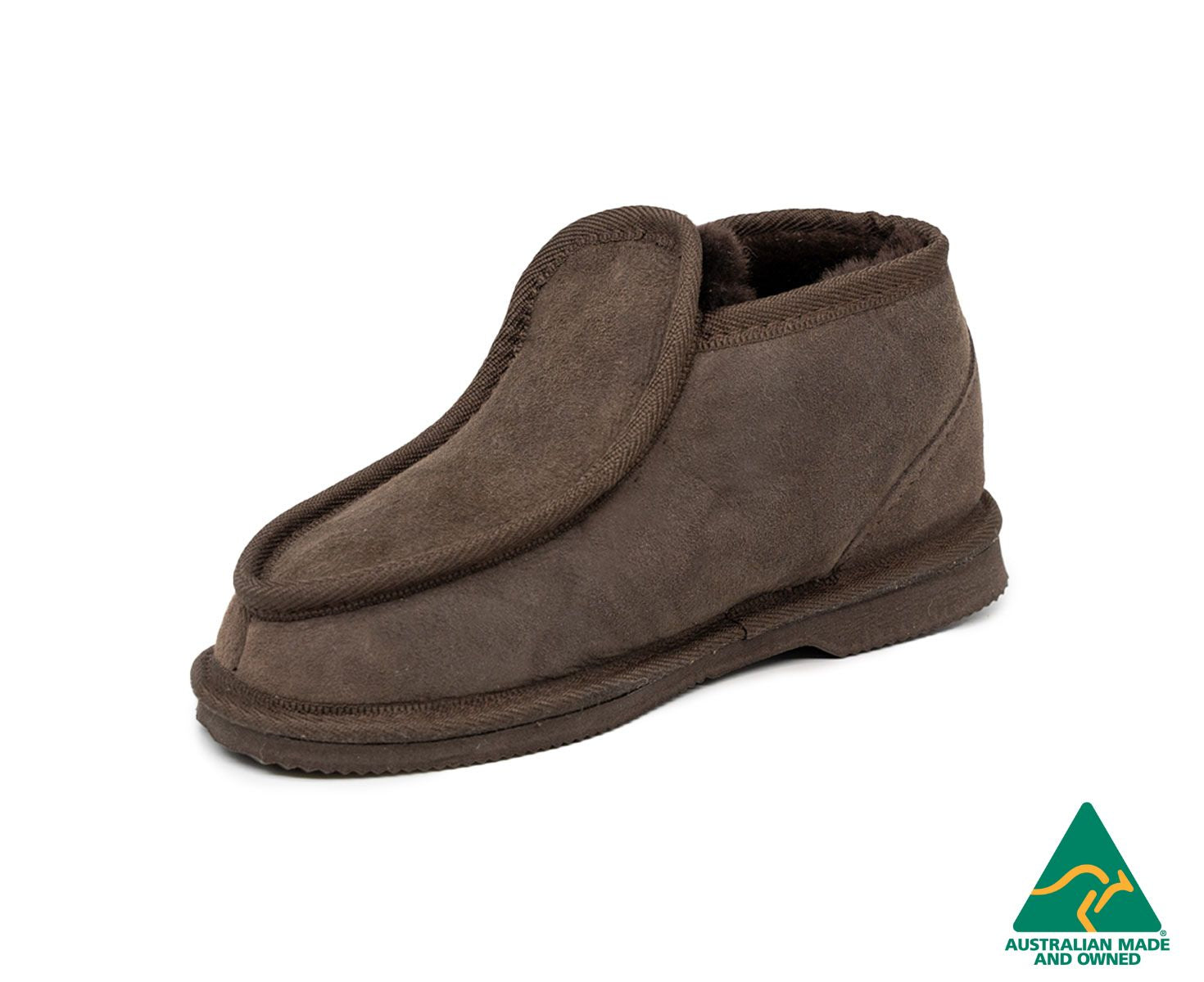 Albert Slippers for Men - Soft Memory Foam House Shoes with Non-Slip Sole - Comfortable Indoor/Outdoor Slides for Home, Garden, and Travel