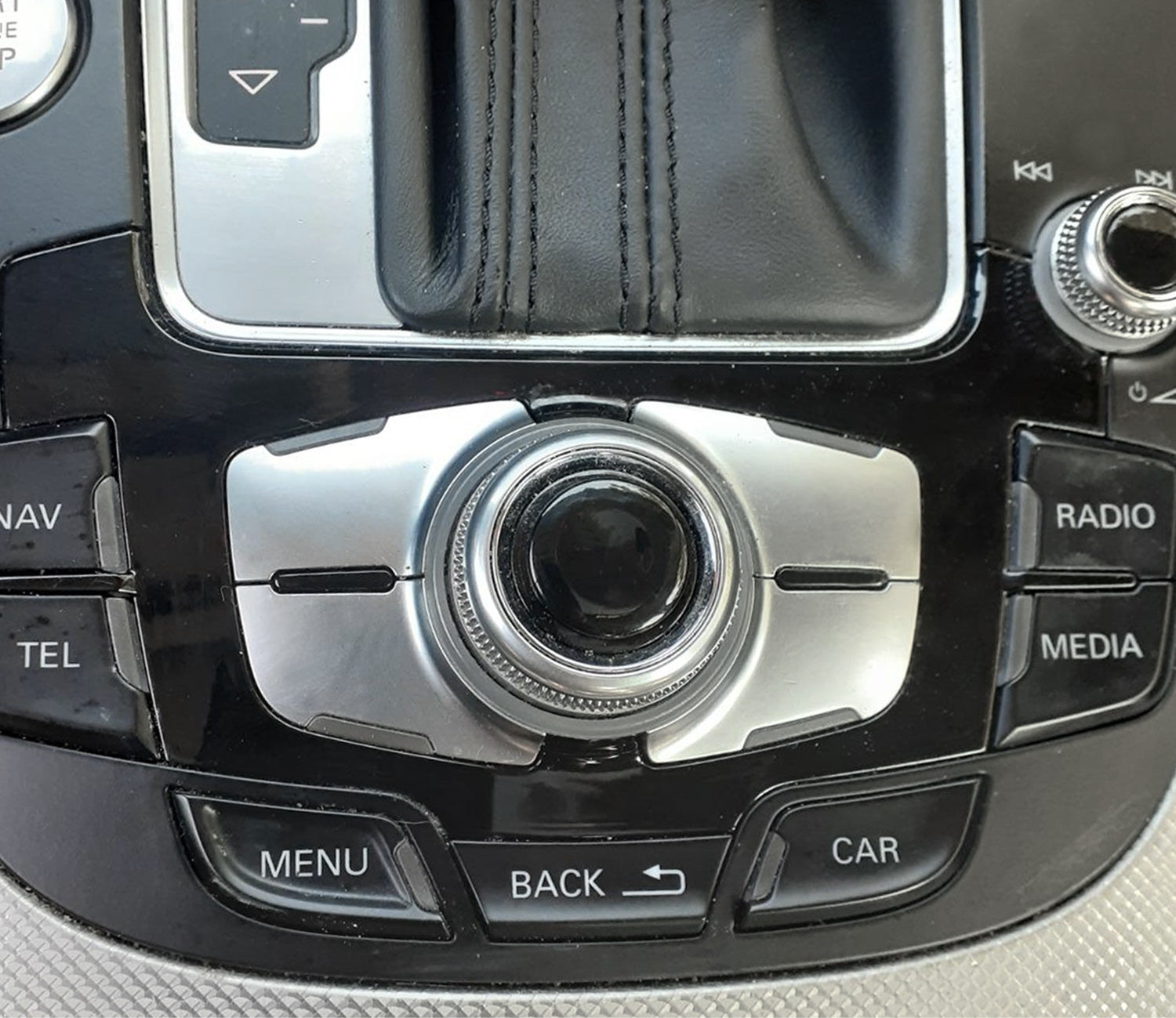 Audi A4 A5 A6 Q5 Q7 Center Console Navigation Joystick Mini Button Cover Cap - Durable Replacement for Car Interior Protection (Perfect for Daily Driving & Long Road Trips)