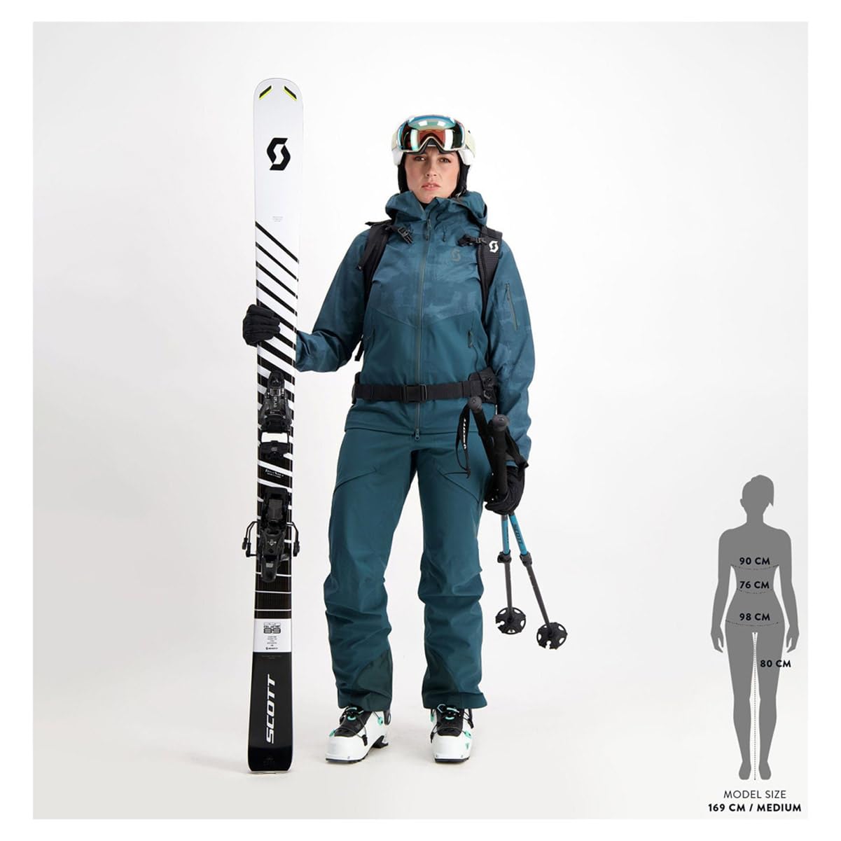 SCOTT Women's Explorair 3L Waterproof Hiking Pants - Lightweight Outdoor Trekking Pants for Women with Breathable Fabric - Perfect for Hiking, Camping & Mountain Climbing Adventures