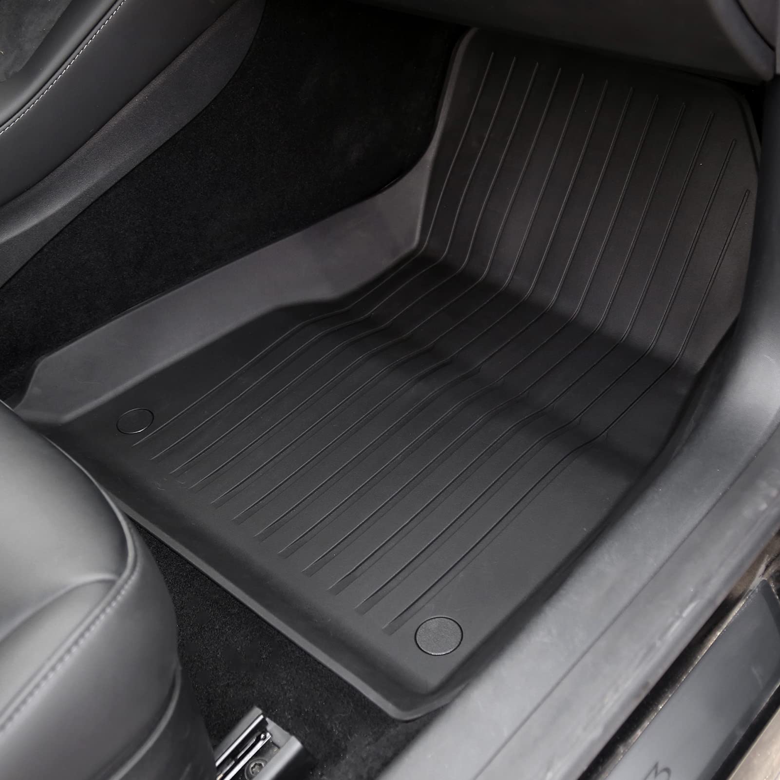 Premium All-Weather Waterproof Floor Liners for Tesla Model 3 (2021-2023) - Anti-Slip Car Mats Interior Accessories | Perfect for Daily Commute, Road Trips & Winter Protection