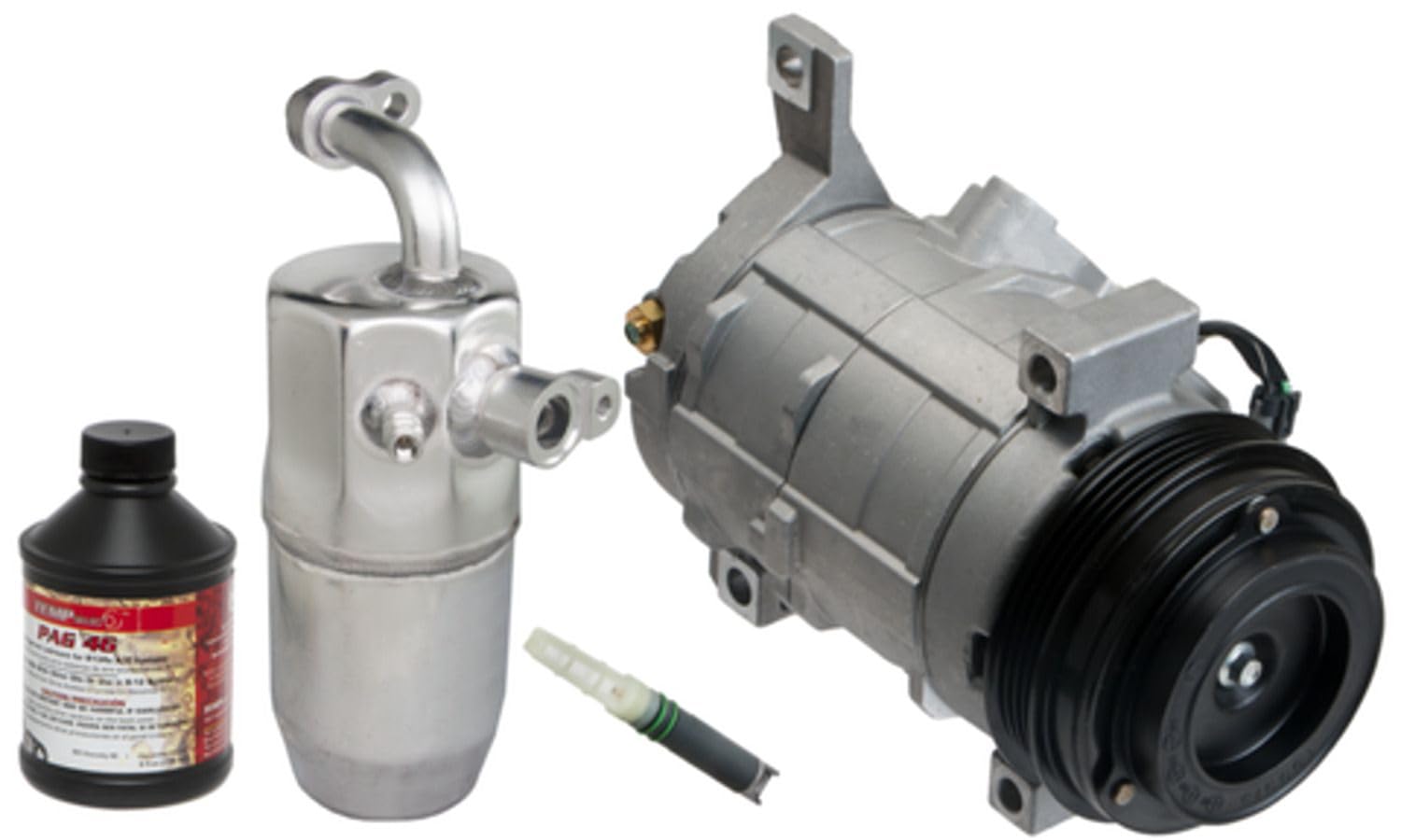 Four Seasons 6971NK Complete Air Conditioning Kit with New Compressor - A/C Replacement Kit for Cars, Trucks & SUVs - Perfect for Summer Cooling & Vehicle Maintenance