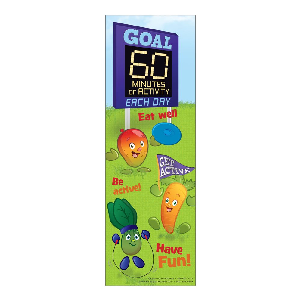 100 Kids Nutrition Bookmarks - MyPlate Bookmarks for Active Children | 2.5
