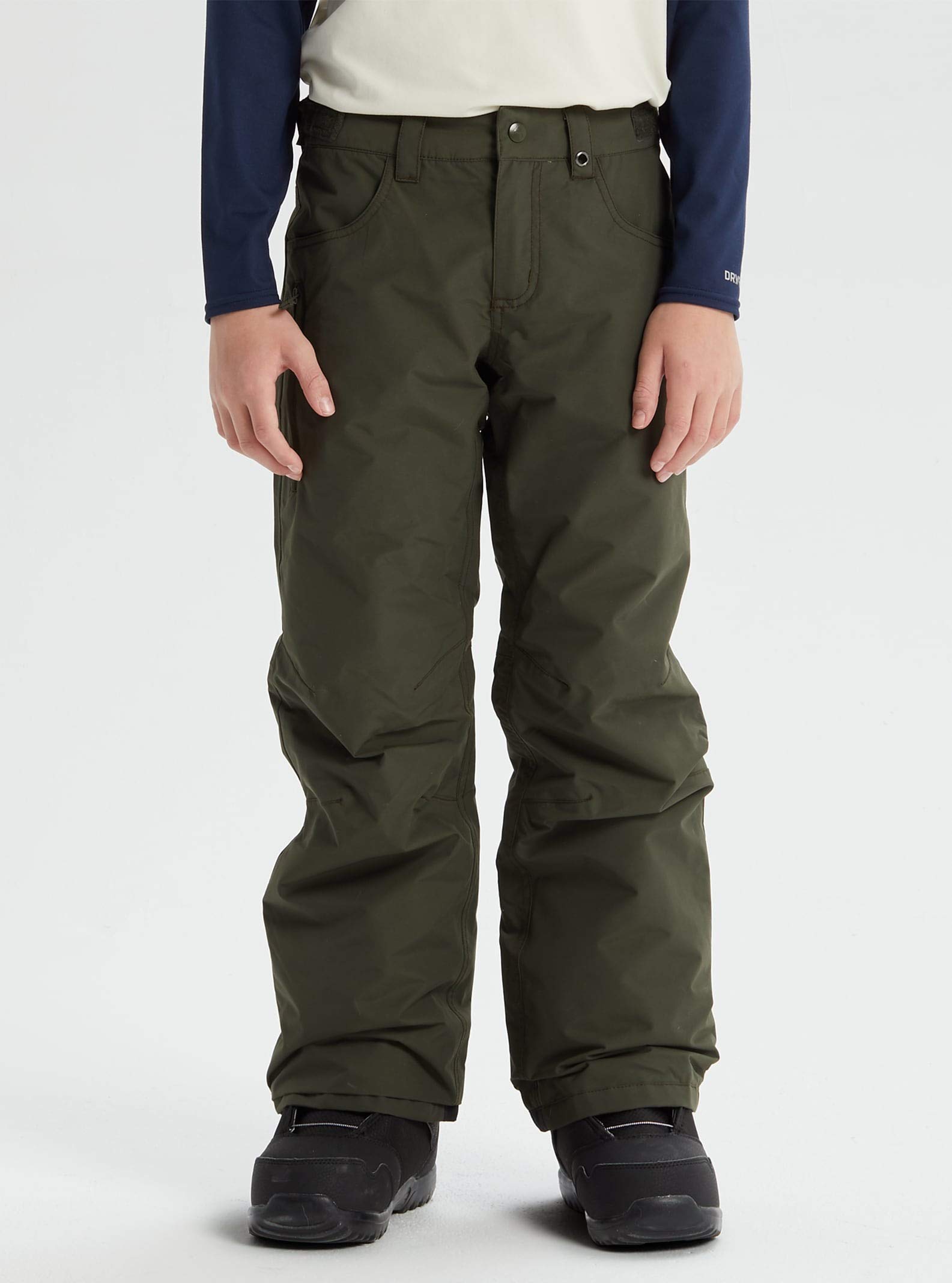 Burton Boys' Barnstorm 2L Insulated Snow Pants - Waterproof Winter Snowboarding & Skiing Pants for Kids - Perfect for Cold Weather Outdoor Activities