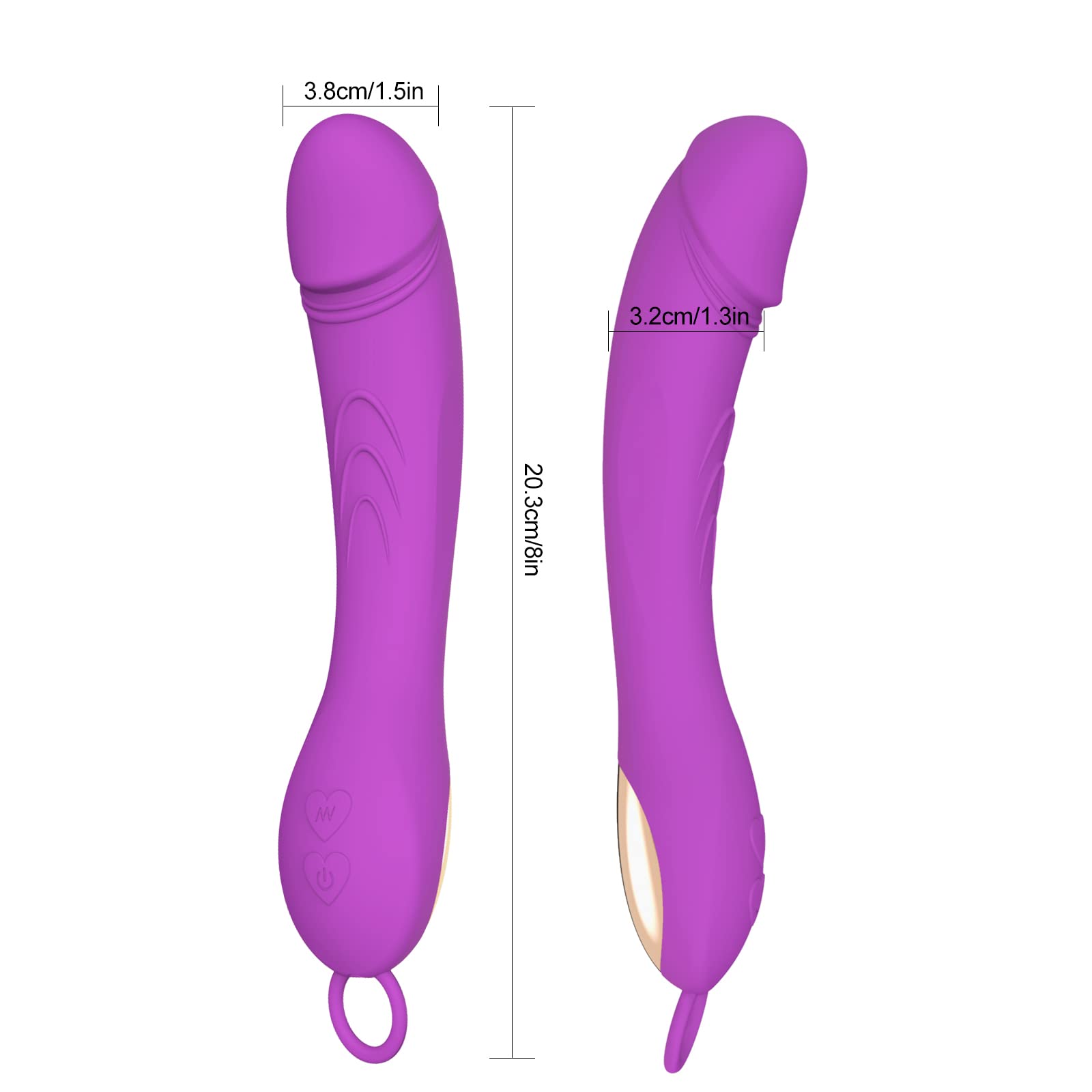 12-Speed Clitoral Stimulator & G-Spot Vibrator for Women - Rechargeable Adult Sex Toy with Multiple Vibration Modes - Perfect for Couples Play, Foreplay & Solo Pleasure