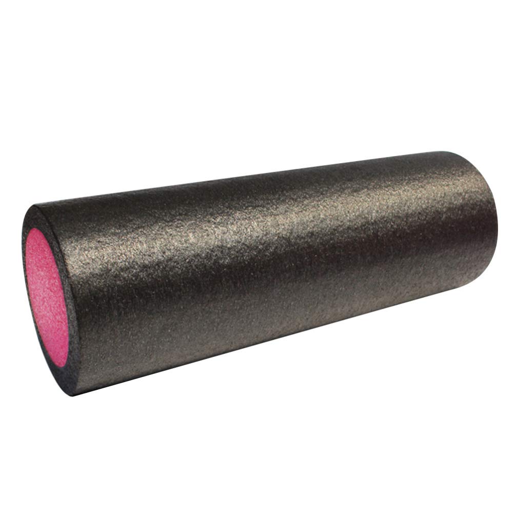BESPORTBLE Solid Foam Roller for Stretching & Pilates - 30x15cm Round Fitness Roller for Back Pain Relief, Muscle Recovery & Workout - Purple (Ideal for Women, Yoga, Gym & Home Exercise)
