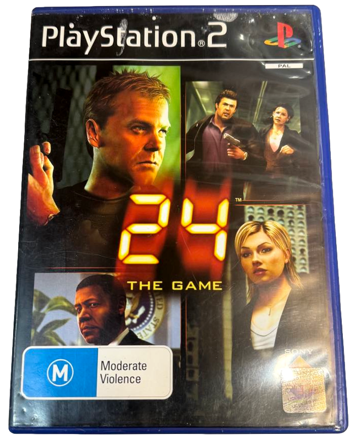 24 The Game - PlayStation 2 PS2 PAL Version - Complete Pre-Owned Video Game - Retro Gaming Collection & Gift for Gamers - Perfect for PS2 Enthusiasts and Retro Gaming Nights