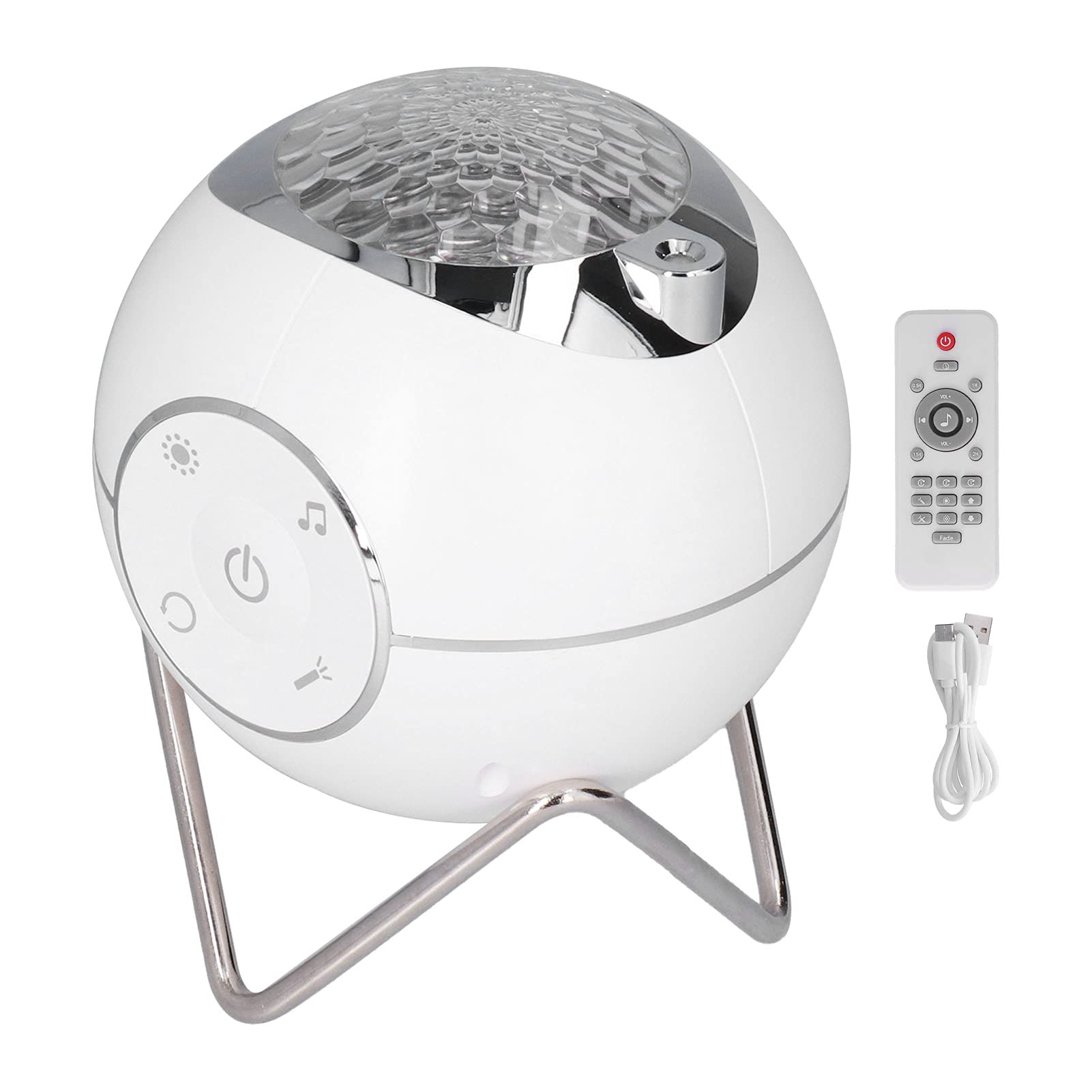 Touch LED Colorful Projection Night Light with USB Charging, Rotating Starry Sky Effect, Sleep Aid Projector & Soothing Music - Perfect for Kids' Bedroom, Nursery, or Relaxation Ambient Lighting