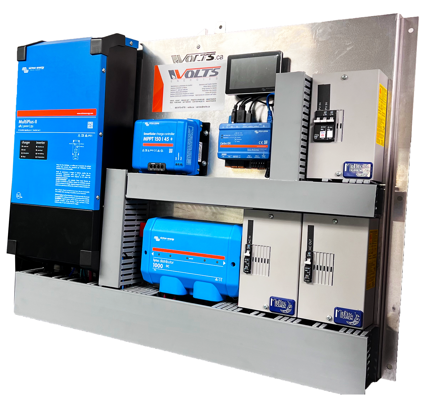 3000W Victron Energy Solar Kit with Inverter Charger - Complete Ready-to-Use Off-Grid Power Solution for RV, Boat & Emergency Backup