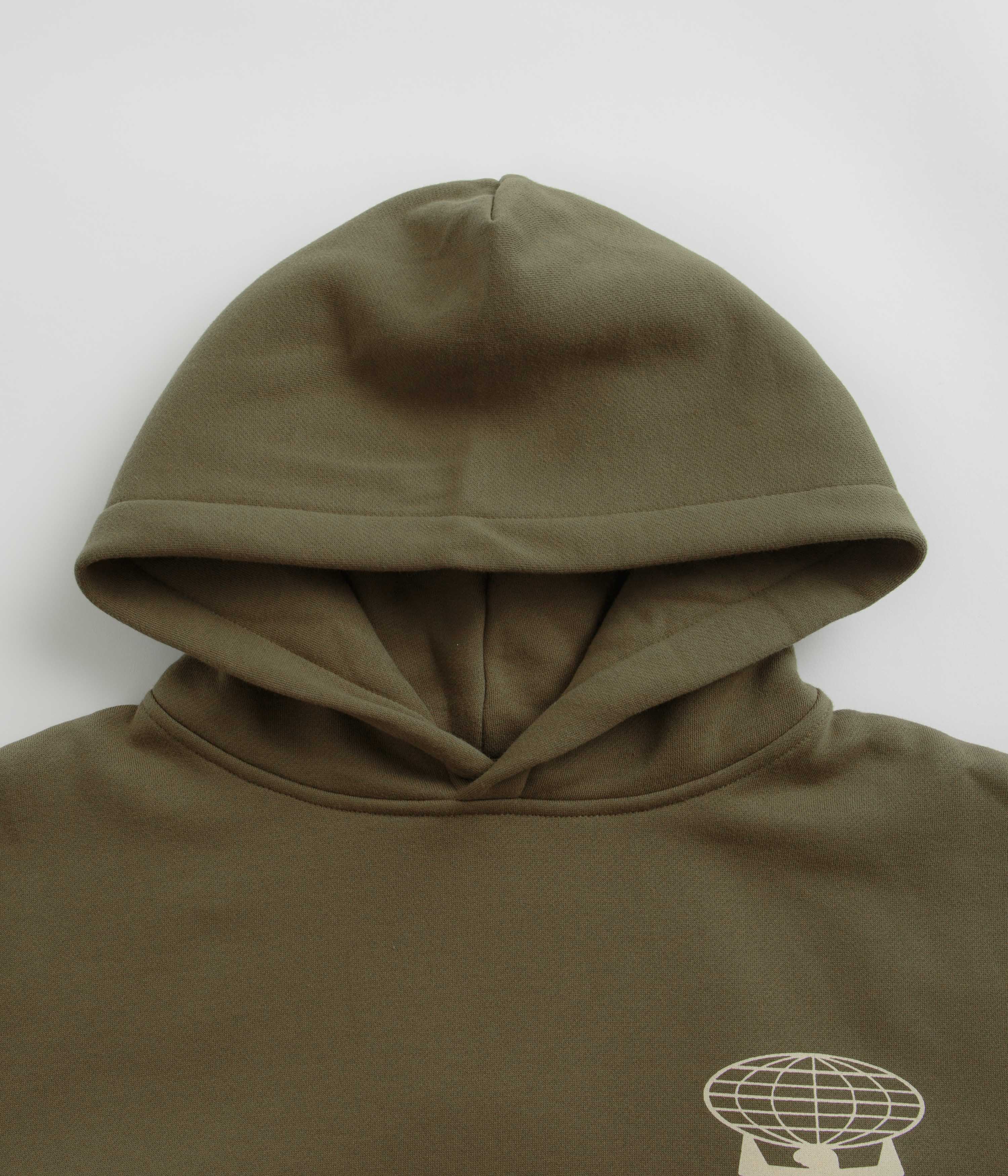 Butter Goods All Terrain Hoodie - Army Green Outdoor Adventure Jacket for Hiking, Camping & Streetwear Fashion