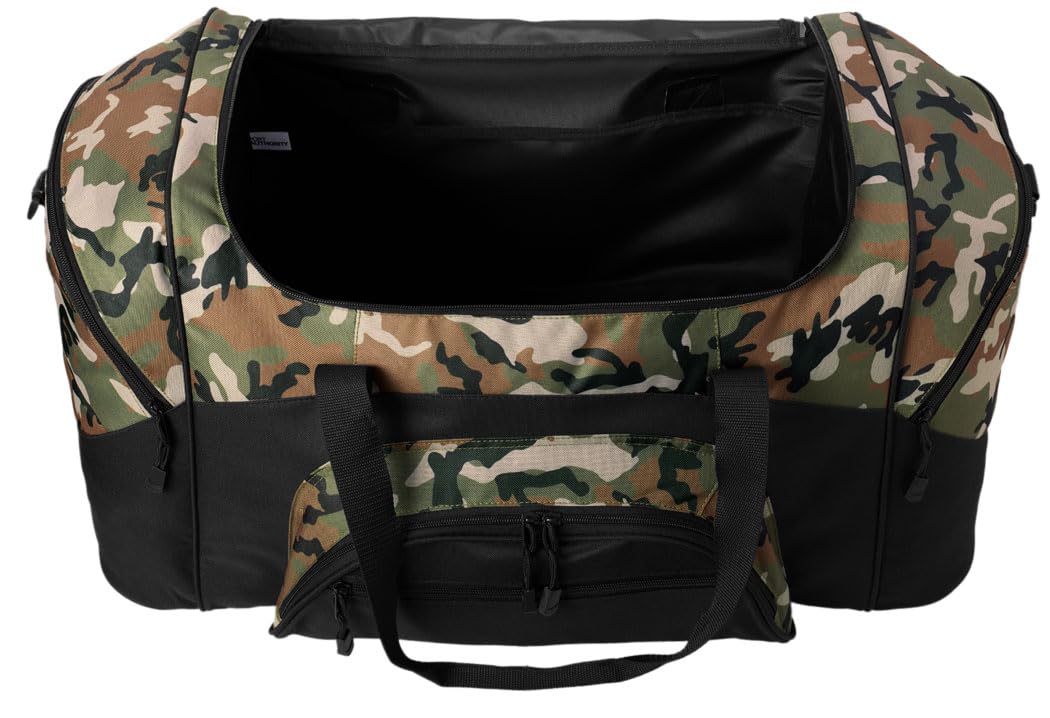 Ohio Bobcats Camouflage Duffle Bag - Large Travel Duffel Luggage for Men, Perfect Gift for Ohio University Fans - Ideal for Gym, Travel, and Weekend Getaways