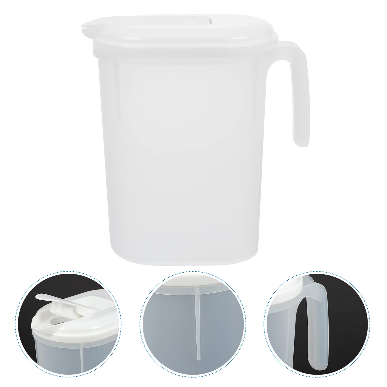 1pc Large Capacity Plastic Cold Water Jug - BPA Free Beverage Kettle for Tea, Juice & Infused Water | Perfect for Home, Office & Outdoor Use | Durable Household Water Bottle & Scented Tea Pot