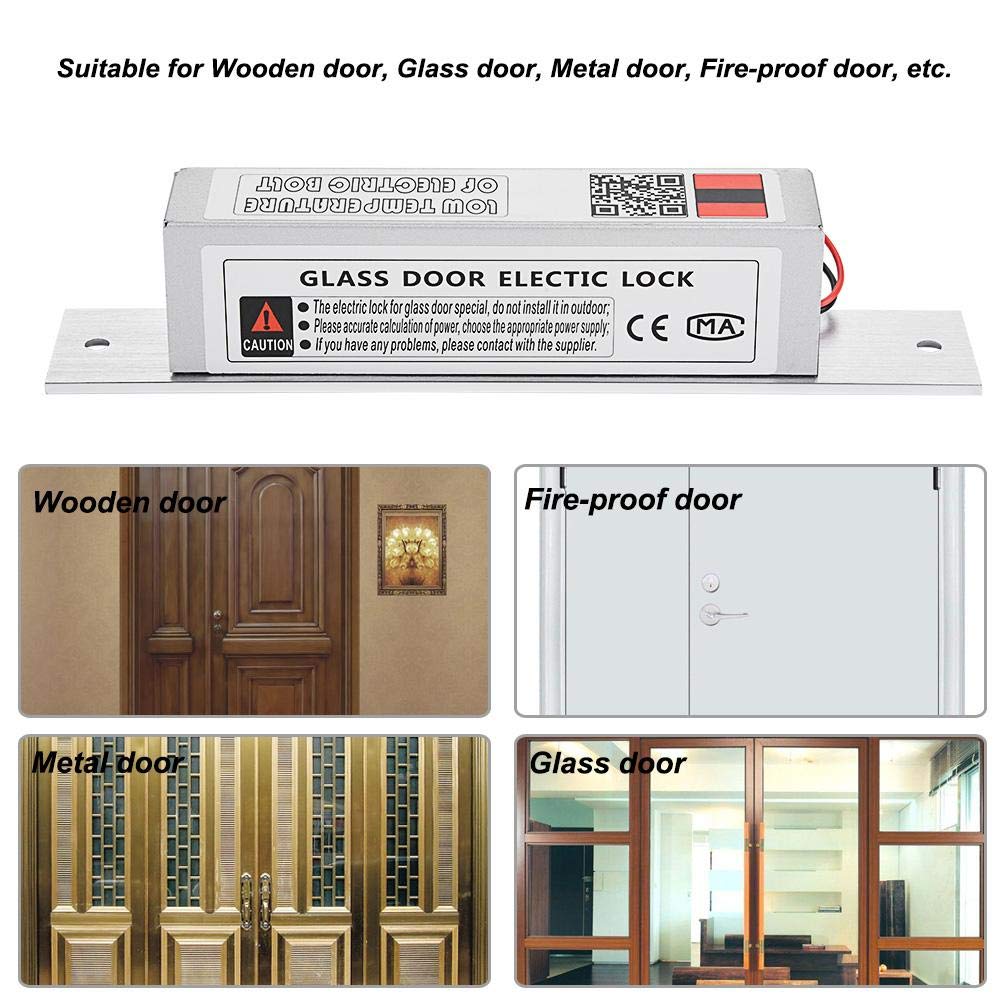 Smart Electric Mortise Lock with Time Delay & Low Temperature Bolt - Secure Access Control for Wooden, Glass, Metal & Fireproof Doors | Ideal for Homes, Offices & Commercial Buildings