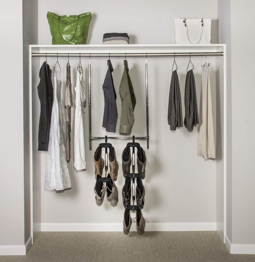 Hanging Boot Storage Organizer – 5-Pair Boot Rack for Closet Organization – Easy to Assemble Durable Boot Shaper & Tree – As Seen on Rachael Ray – Perfect for Boot Lovers & Small Space Storage