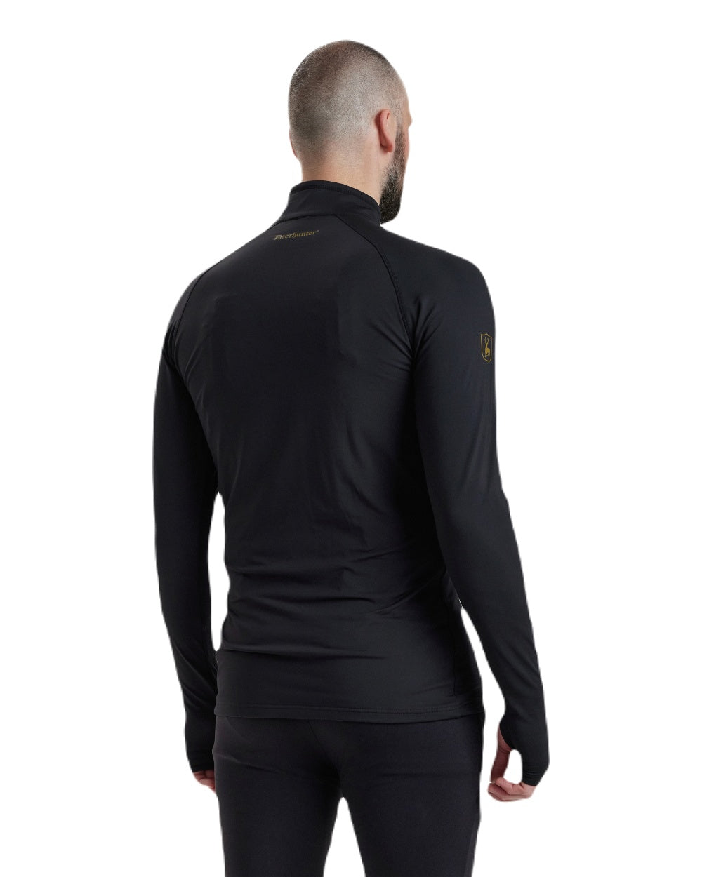 Deerhunter Thermal Undershirt with Zip Neck - Warm Base Layer for Men, Cold Weather & Outdoor Activities
