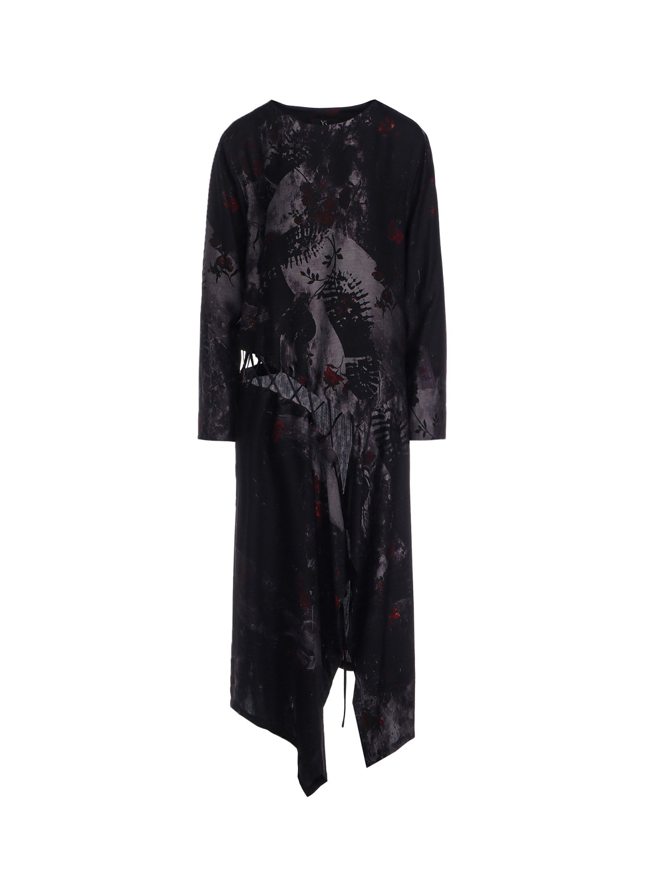 Elegant Floral Lace-Up Dress with CU/Twill Design - Perfect for Weddings, Parties & Special Occasions