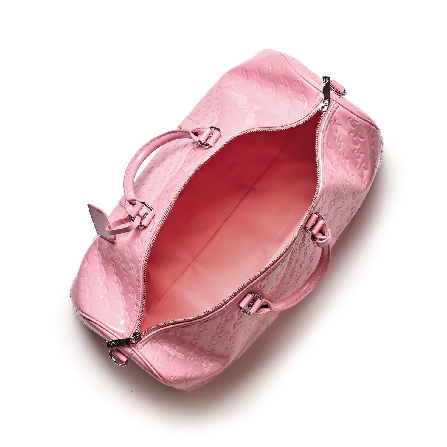 MONOGRAM DUFFLE BAG MIRROR PINK - Stylish Travel Duffel Bag for Women, Gym, Weekend Getaways & Workout Essentials