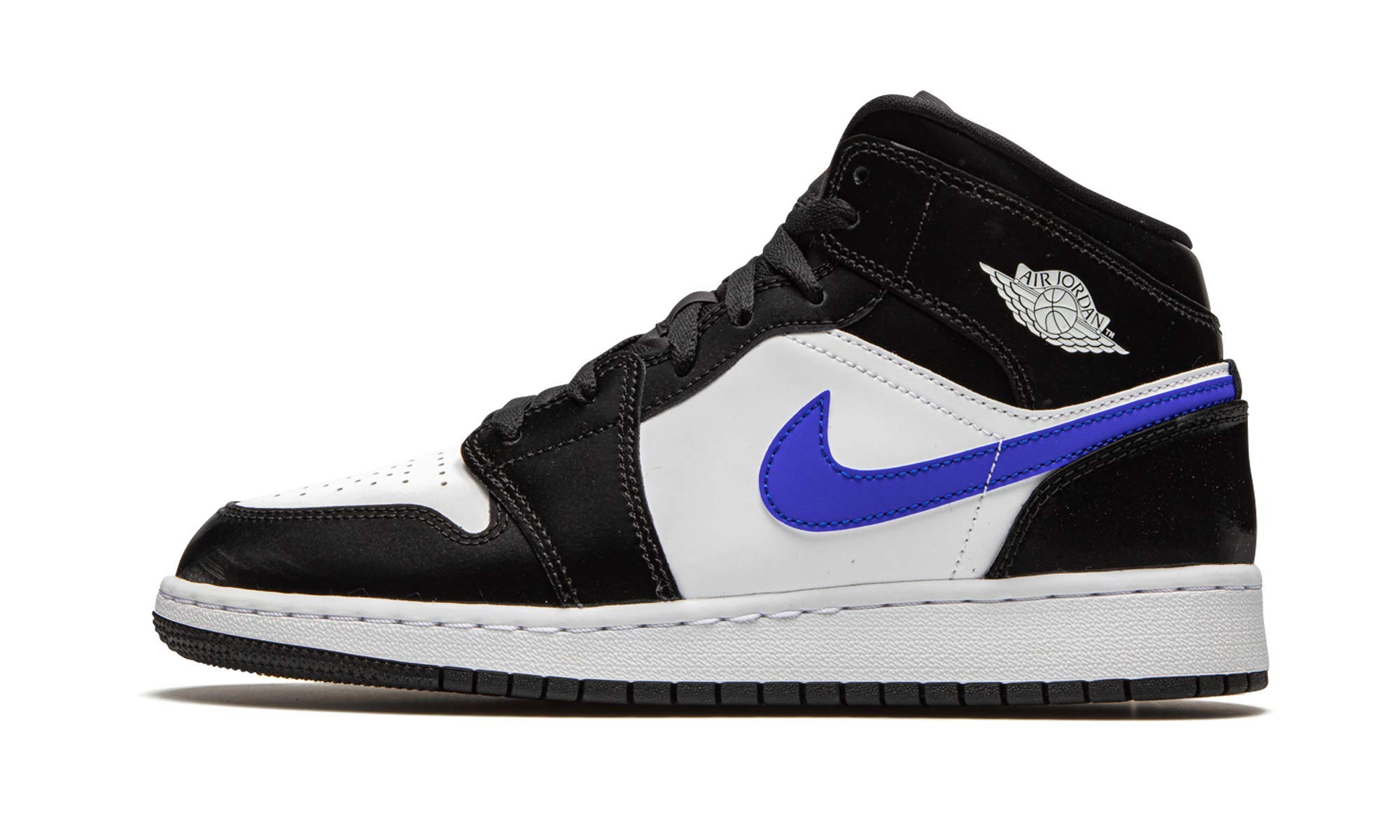 Jordan Youth Air 1 Mid GS Sneakers - Size 6Y (554725-084) | Racer Blue Basketball Shoes for Kids - Perfect for School, Sports & Casual Wear