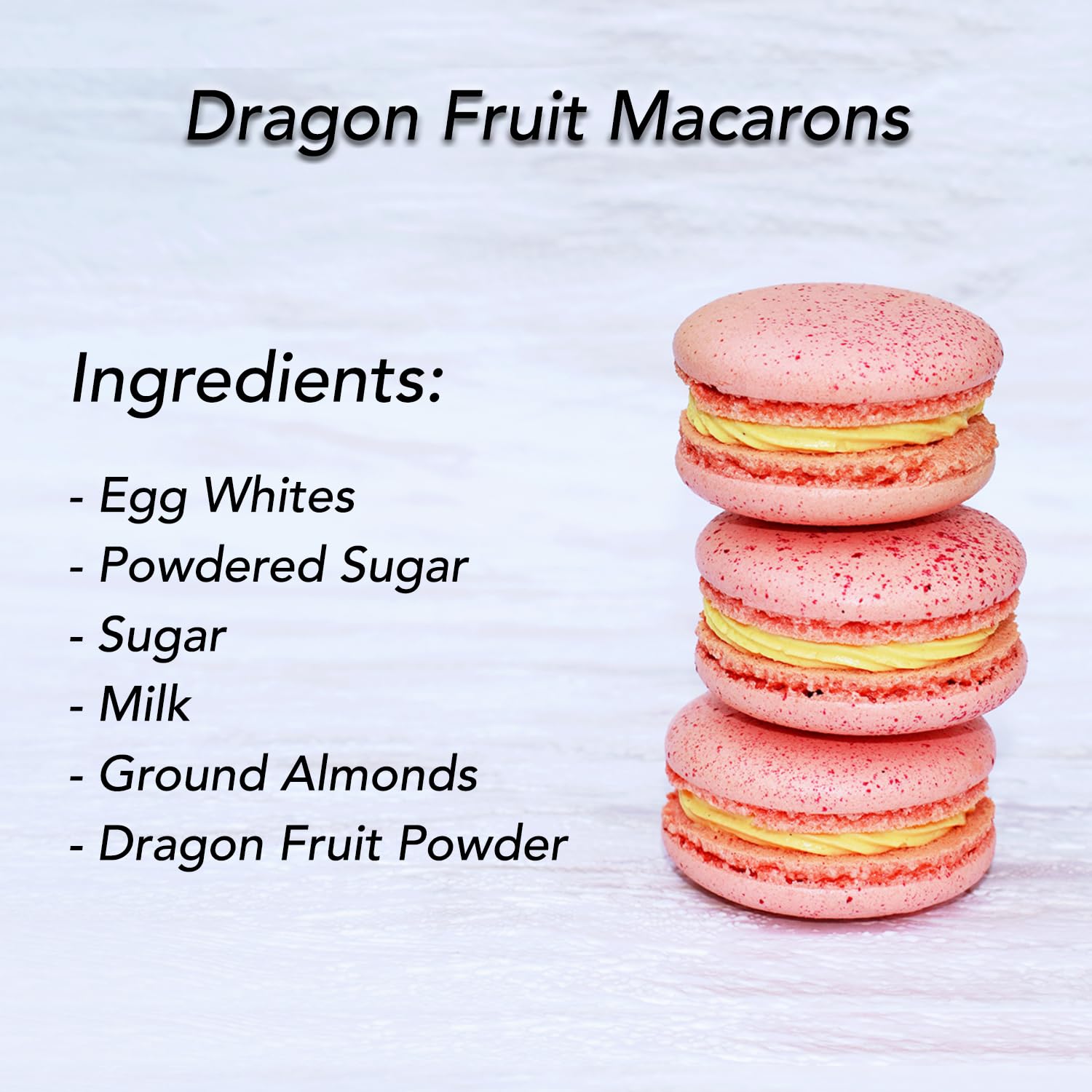 Organic Freeze-Dried Dragon Fruit Powder | Pink Pitaya Superfood Rich in Antioxidants & Fiber | Natural Food Coloring for Smoothies, Yogurt & Baking | Vegan, Gluten-Free, Non-GMO (8oz) | Perfect for Healthy Drinks, Desserts & DIY Beauty Recipes