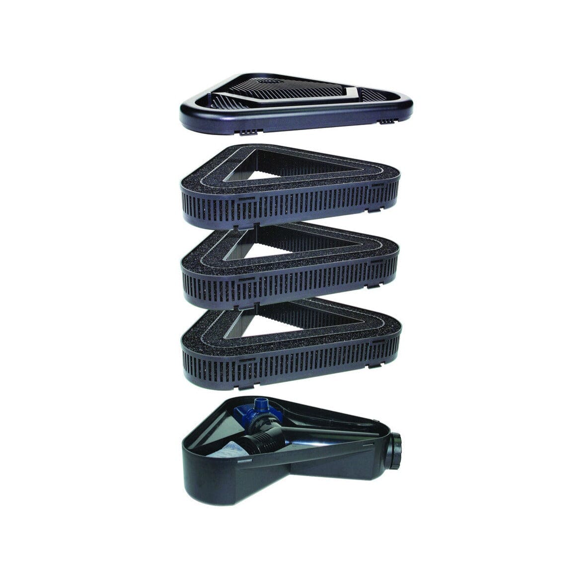 Lifegard Aquatics ALL IN ONE TRIPLE Pond Filter with 4000 GPH Pump - Perfect for Large Koi Ponds, Water Gardens & Outdoor Water Features