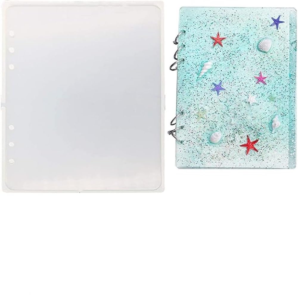 Snoogg A7 Size Silicone Mold for Epoxy Resin Casting - DIY Notebook Cover, Resin Art, Home Decor & Handmade Gifts - Perfect for Craft Projects, Personalized Presents & Creative Scrapbooking