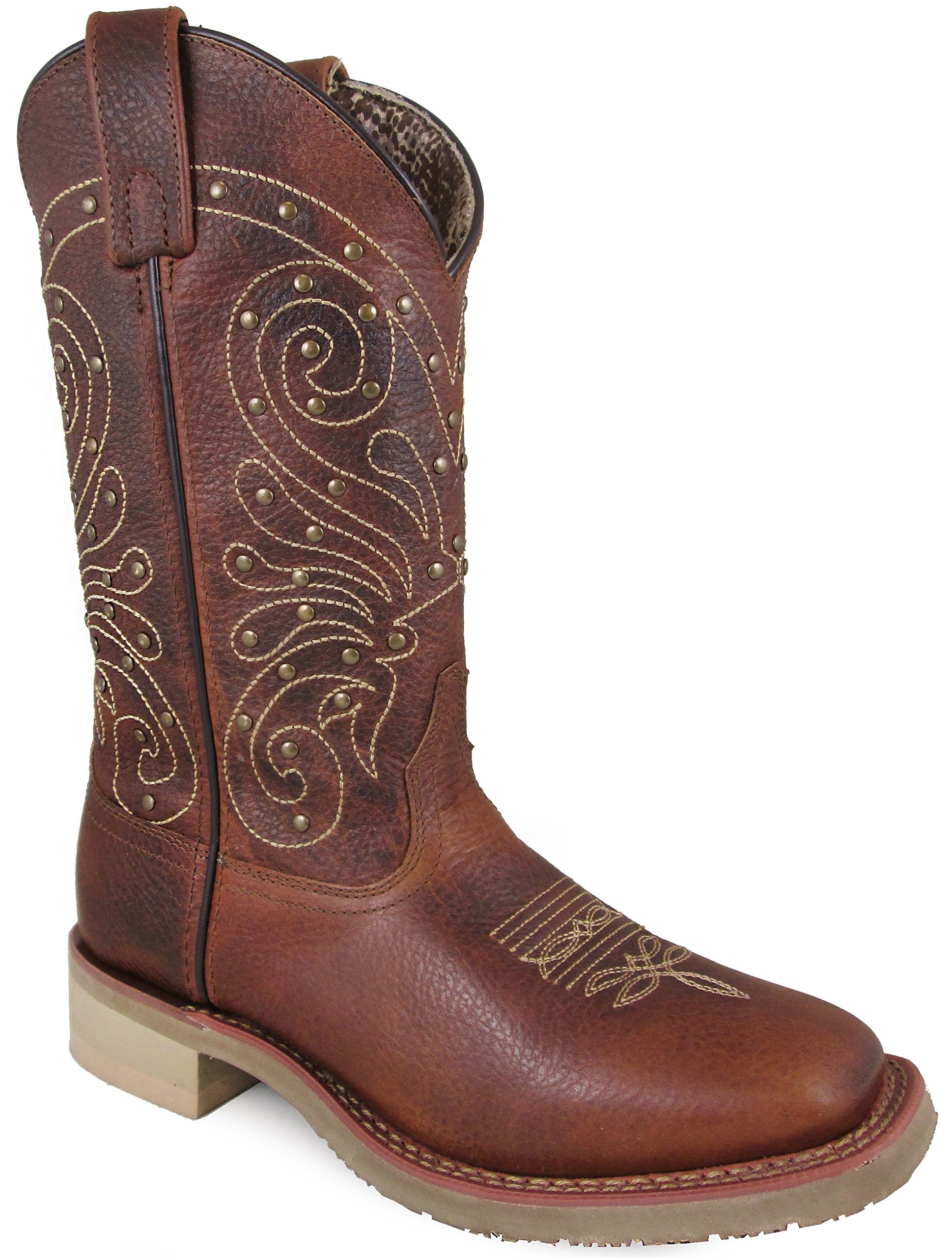 Smoky Mountain Men's Cowboy Boots - Genuine Leather Western Boots for Men - Perfect for Rodeo, Country Dancing & Outdoor Adventures