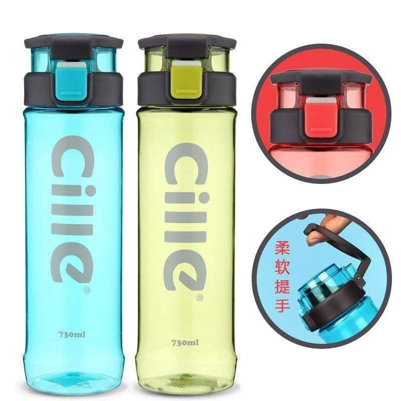 CILLE NEW STYLE BPA-Free Sports Water Bottle 730ML with Leak Proof Pop Top Lid - Perfect for Gym, Running, Hiking & Outdoor Activities