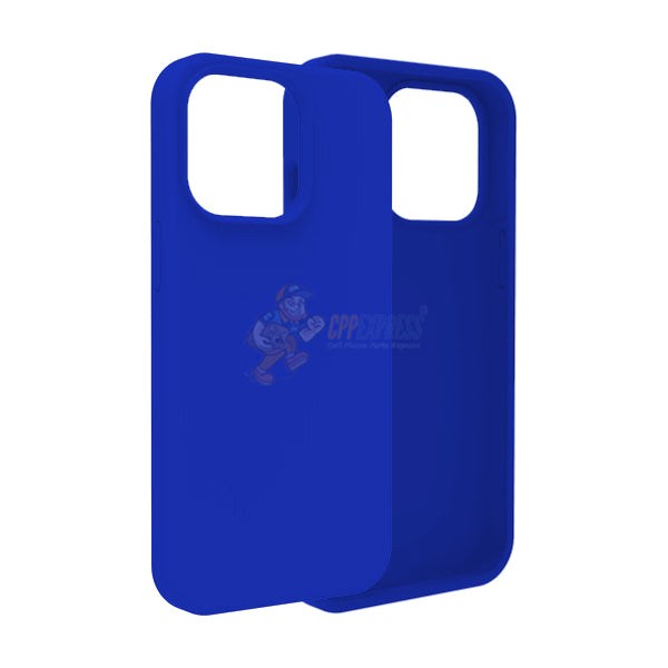 iPhone 14 Pro Case - Slim Soft Silicone Shockproof Protective Cover in Jewelry Blue | Perfect for Everyday Use, Travel & Outdoor Activities