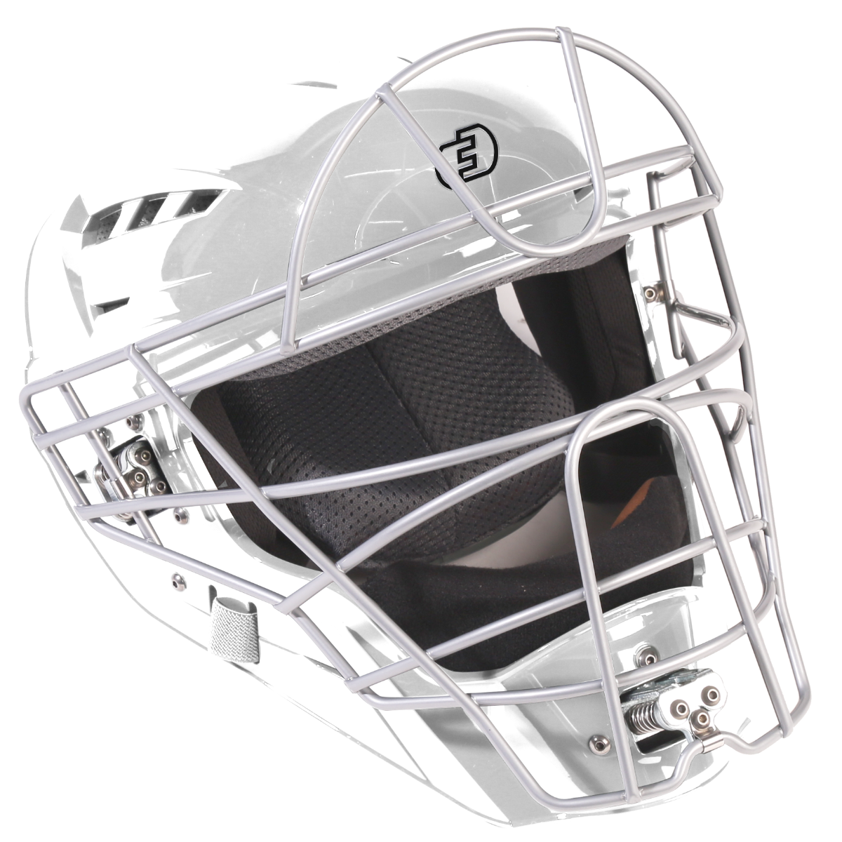 FORCE3 XS3® PRO Catchers Helmet - NOCSAE Certified Gloss Finish Baseball Catcher's Mask for Youth & Adult Players - Perfect for Games, Training & Safety Protection