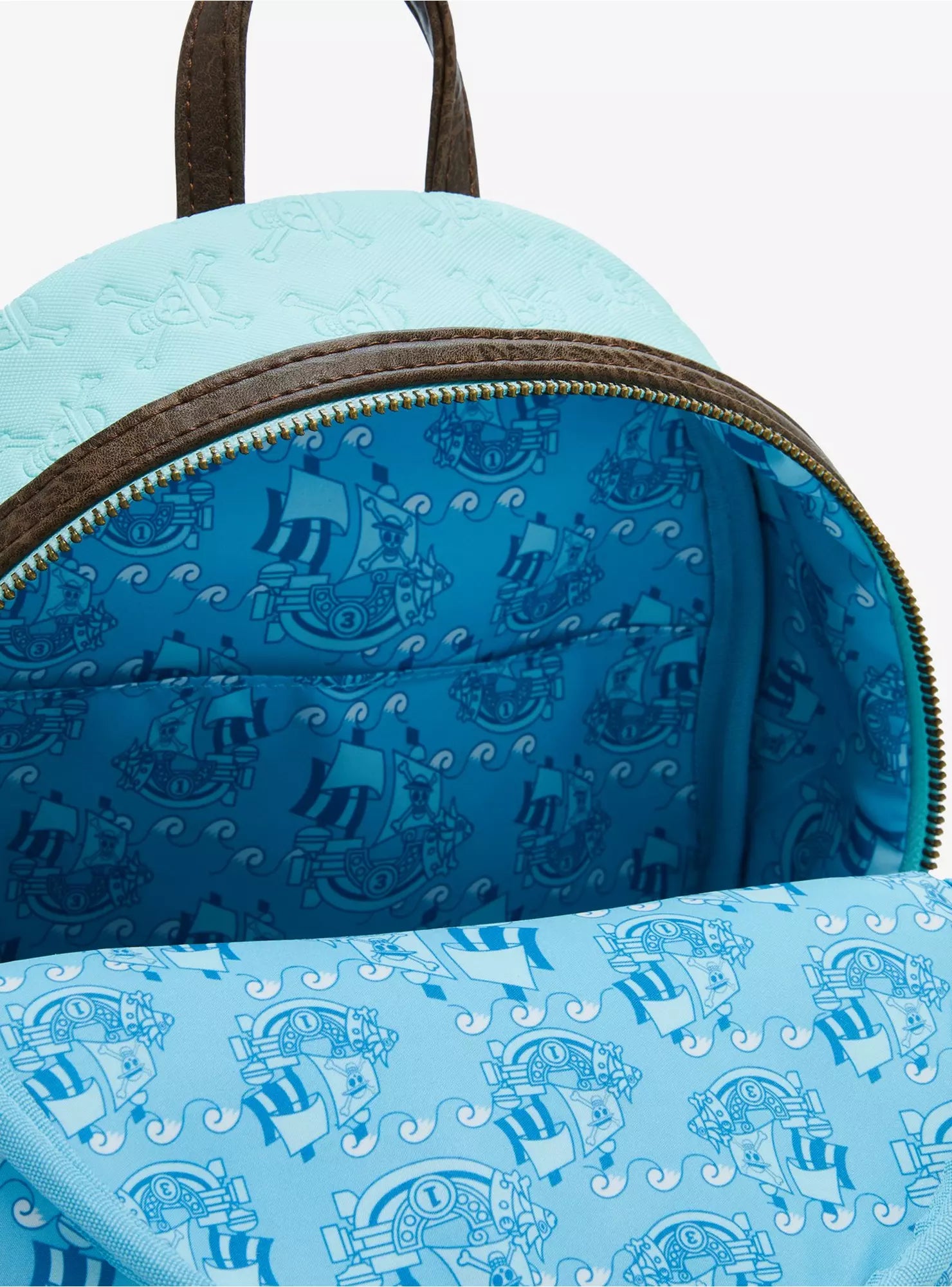 One Piece Anime Luffy Gang Map Mini Backpack for School, Travel & Cosplay - Cute Unisex Daypack for Kids & Adults