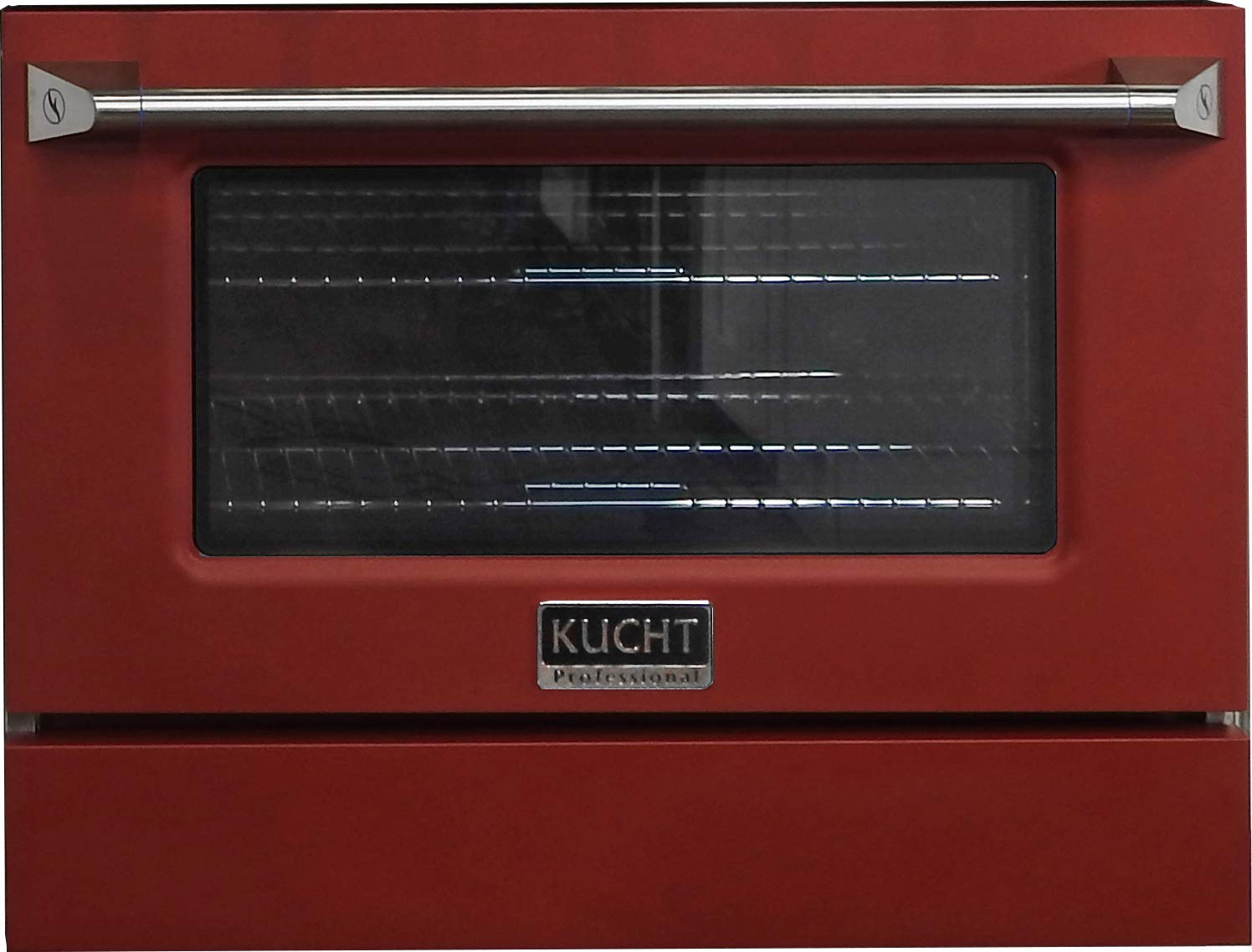 Kucht KDR36 Stainless Steel Oven Door & Kick Plate Replacement - Compatible with Kucht Range Models | Durable & Easy to Install for Kitchen Remodeling & Appliance Repair