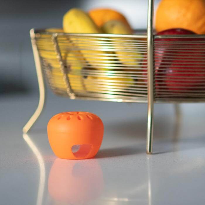 Safer Home Fruit Fly Trap - Natural & Non-Toxic Fly Catcher for Kitchen, Indoor & Outdoor Use - Perfect for Fruits, Vegetables, and Compost Bins