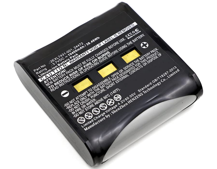 Synergy Digital Equipment Battery - Li-ion 3.7V 10400mAh Replacement for Juniper 24472 | Long-Lasting Power Supply for Network Routers & Telecom Equipment