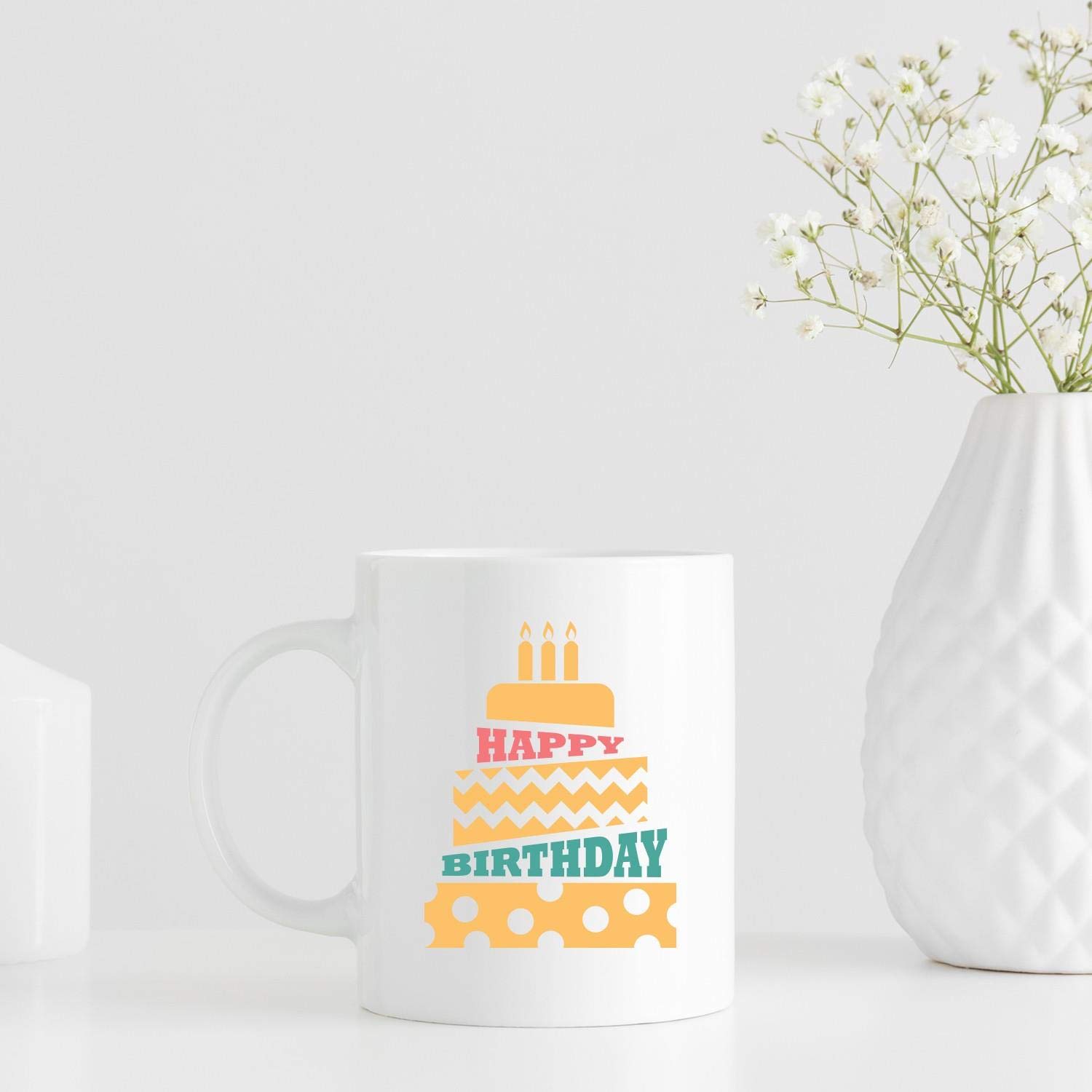 Funny Birthday Coffee Mug - 11oz Novelty Gift for Women, Men, Mom, Dad, Wife, Friends, Girlfriend & Boyfriend - Perfect for Office, Home & Party Celebrations