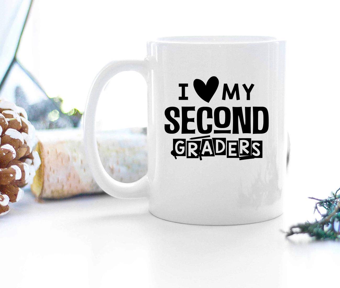 2nd Grade Teacher 11oz Ceramic Coffee Mug - Cute Gift for Elementary School Teachers, College Professors - Perfect for Classroom Use, Teacher Appreciation Gifts & Back to School