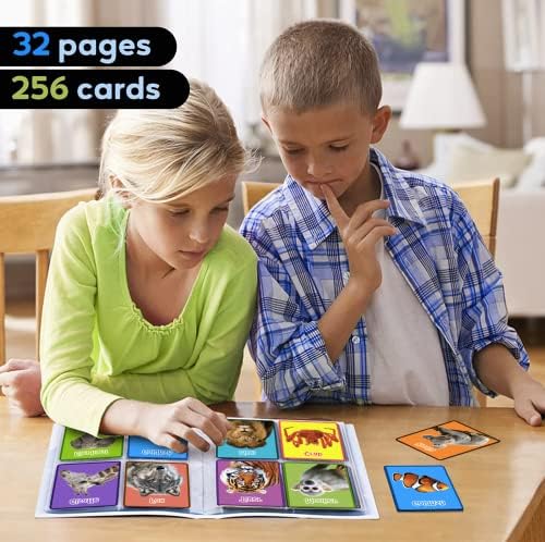 4-Pocket 256-Capacity Trading Card Binder - Premium Game Card Organizer for Standard Size Cards - Perfect for MTG, Pokemon, Yu-Gi-Oh Collections - Ideal for Tournaments, Storage & Display