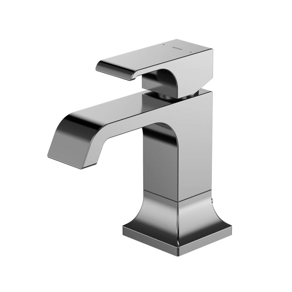 Premium Single Hole Bathroom Faucet - Solid Brass Construction with Polished Chrome Finish - Perfect for Modern Vanities and Powder Rooms