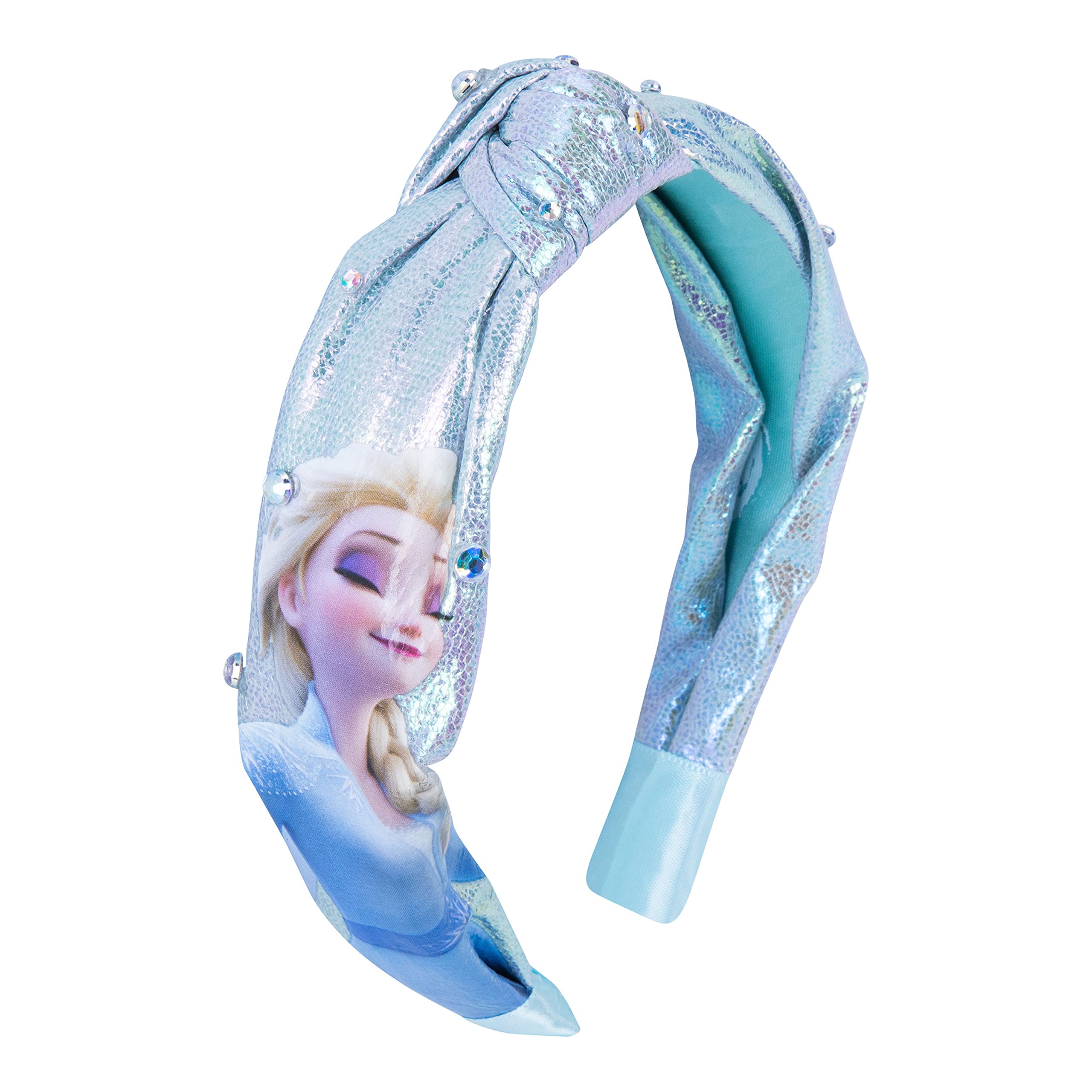 Disney Frozen 2 Elsa Diamond Knot Headband for Girls | Sparkling Hair Accessories | Perfect for Birthday Gifts, Cosplay, and Princess Parties