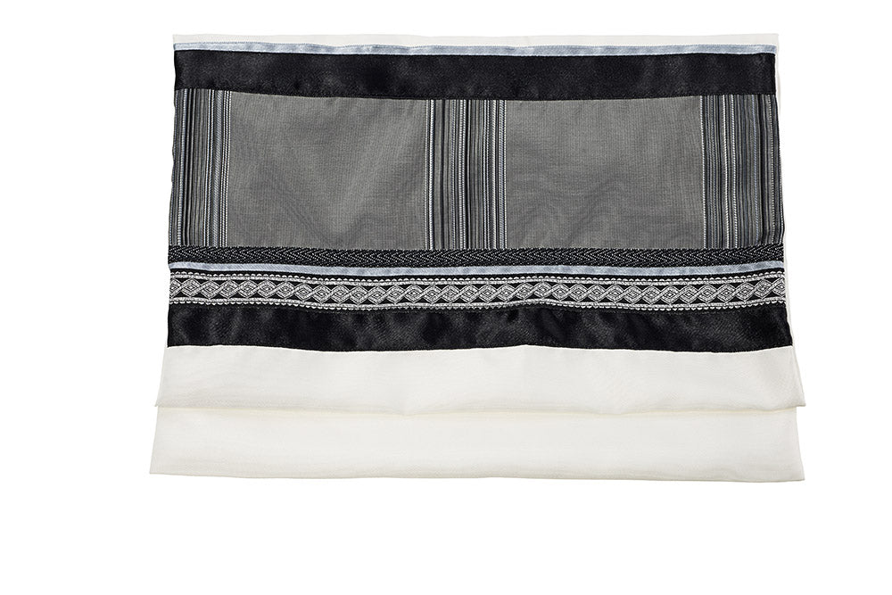 Premium Modern Tallit for Men - Elegant Prayer Shawl for Synagogue & Jewish Ceremonies - Perfect for Bar Mitzvah, Weddings & Daily Worship