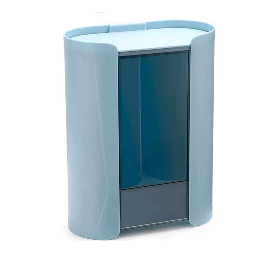Automatic Wall Mount Disposable Paper Cup Dispenser - Blue Coffee Cup Holder for Home & Office Use | Easy Drop Cup Taker for Kitchen, Break Room or Cafe