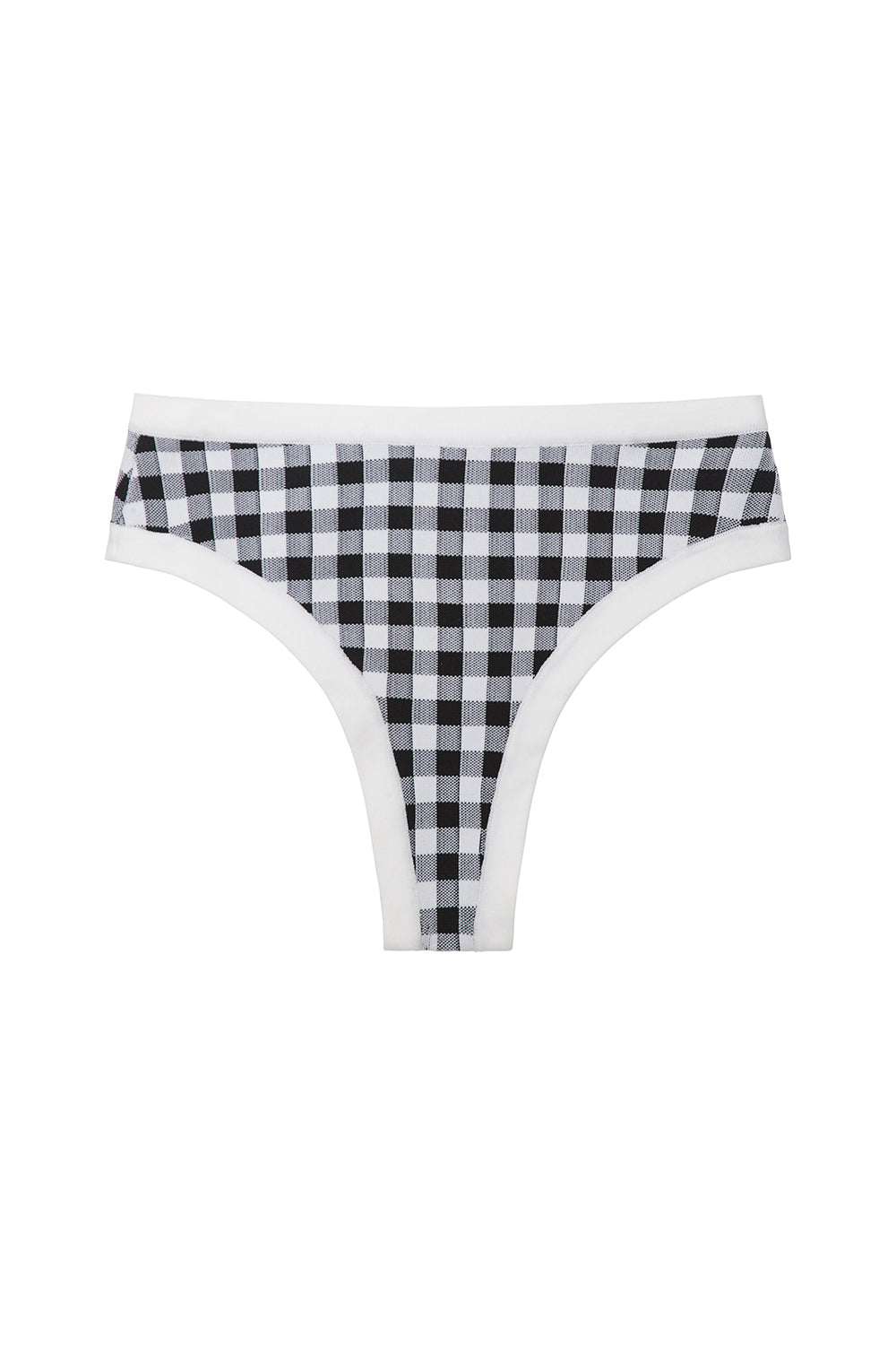 La Plage Bottom in Black & White - Stylish Swimwear for Beach Vacations & Pool Parties