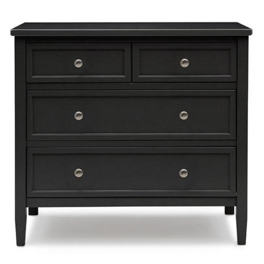 Classic 3 Drawer Dresser with Interlocking Drawers - Sturdy Wooden Bedroom Furniture for Home Organization & Storage | Perfect for Bedrooms, Dorms & Guest Rooms