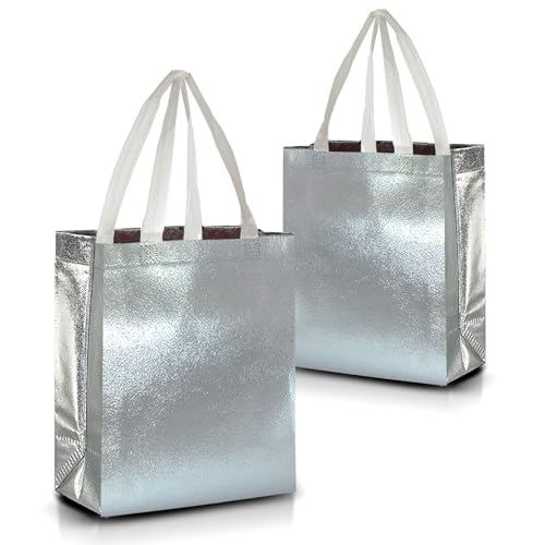 Silver - White Handles - Medium Size