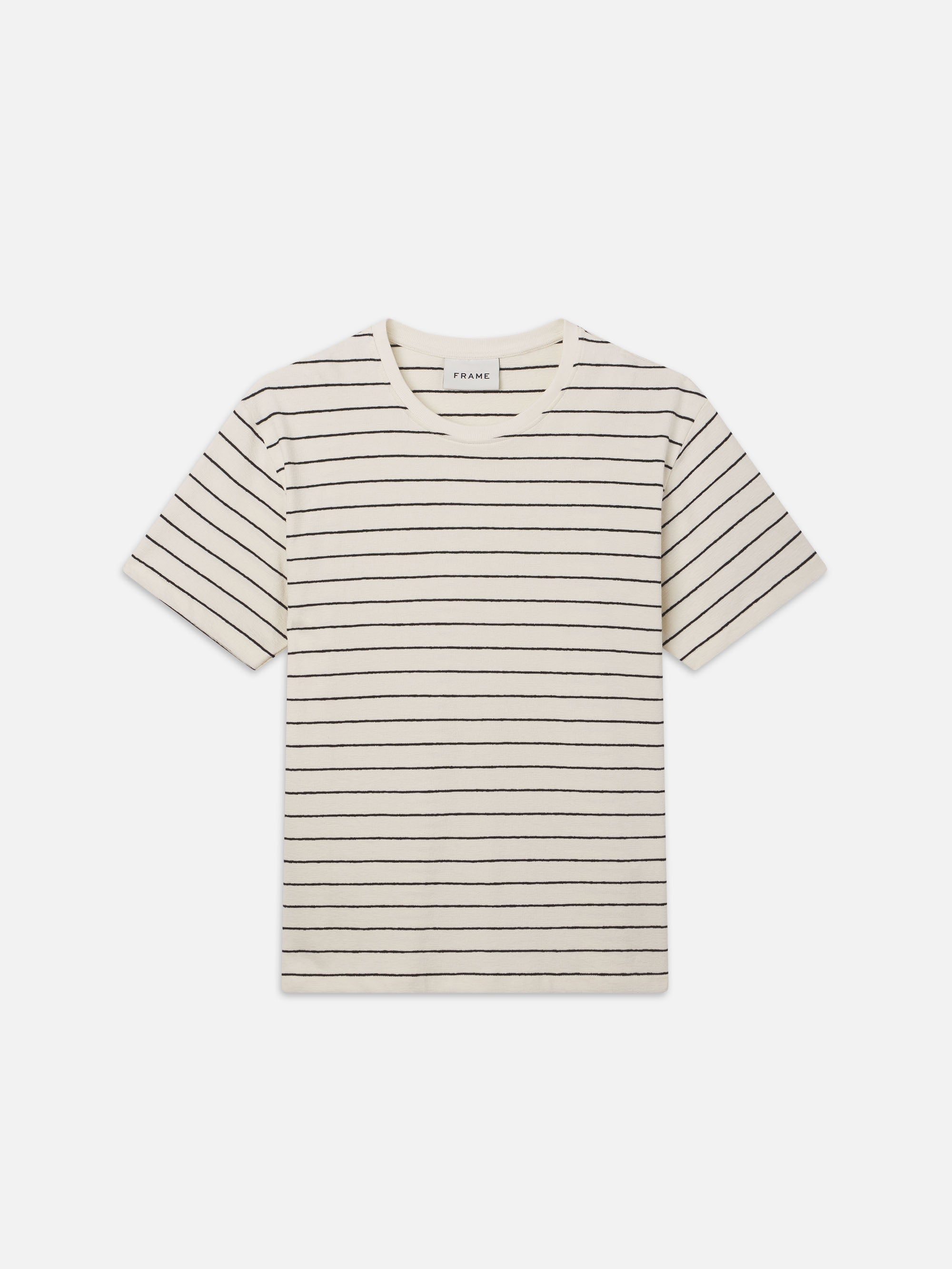 Comfortable Relaxed Fit Striped T-Shirt for Men & Women | Natural & Black Color Options | Perfect for Casual Wear, Weekend Outings & Layering