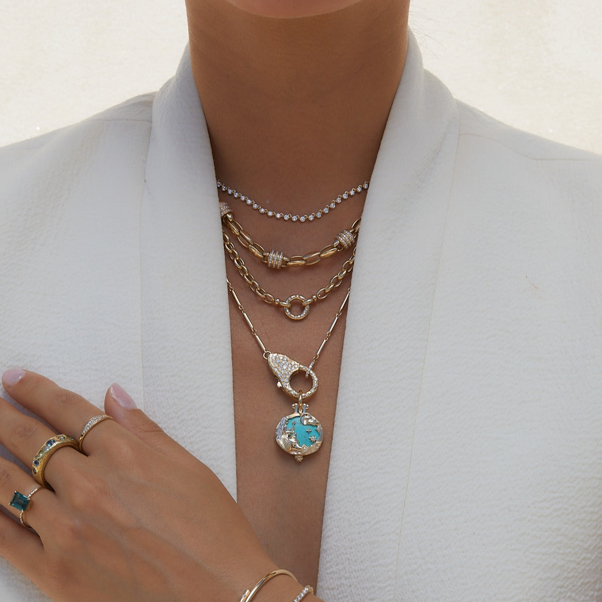 Petite Aria Necklace - Dainty Gold Pendant for Women | Perfect for Everyday Wear, Date Nights & Special Occasions