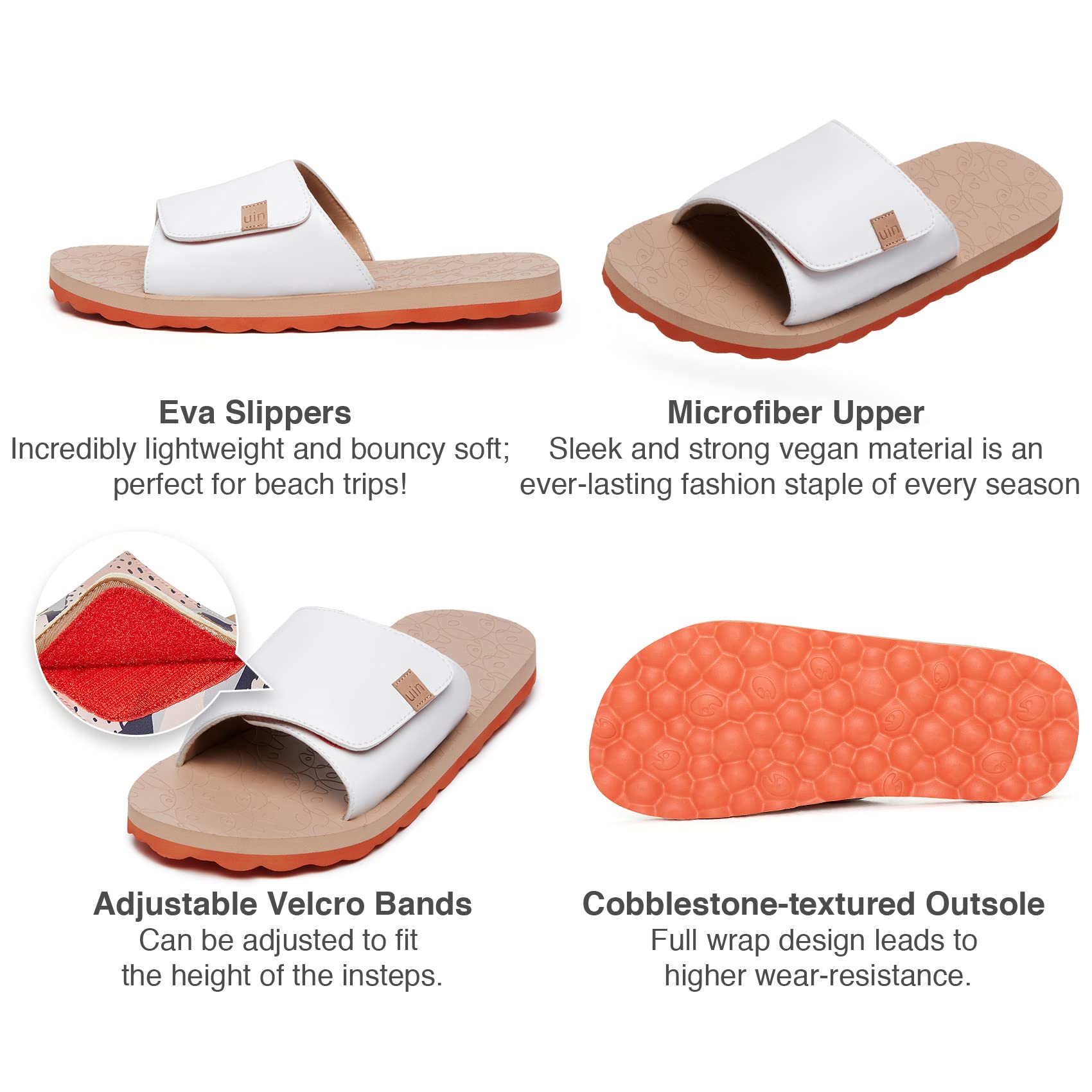 UIN Women's Flip Flops - Comfortable Non-Slip Thong Sandals for Beach, Summer & Travel | Hand-Painted Art Design | Casual Slippers for Walking, Vacation & Outdoor Activities